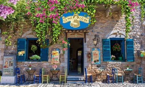 Tranh dán tường trang trí quán cà phê T321-036